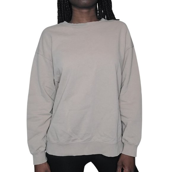 Zara Tan Round Neck Sweatshirt - Picture 3 of 3